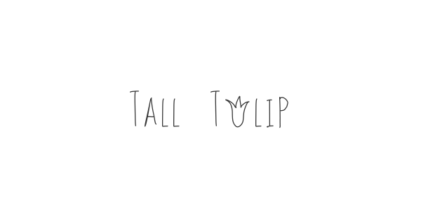 Tall Tulips font thumb